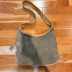 UGG Super Long Overland Hobo Brown Suede Sling Crossbody Bag